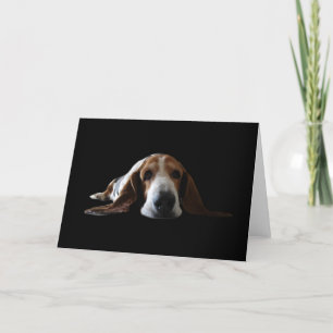 Het liggen van Basset Hound Kaart