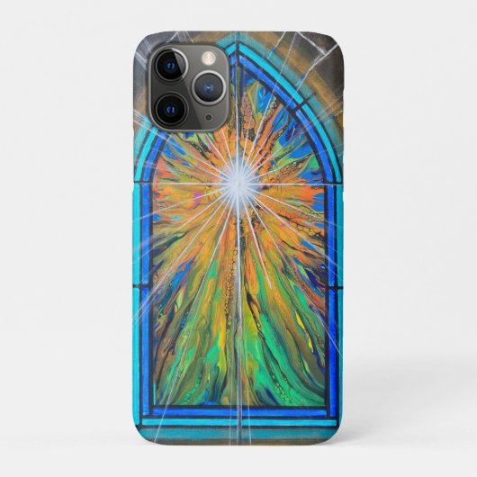 Het Light 3 Church Glas in lood-venster Case-Mate iPhone Case (Achterkant)