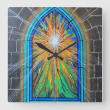 Het Light 3 Church Glas in lood-venster