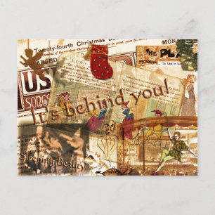 Het ligt achter je Briefkaart