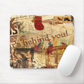 Het ligt achter je Mousepad Muismat (Met muis)