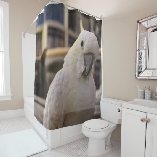 Het ligt achter me...Is het niet? Douchegordijn (In situ)