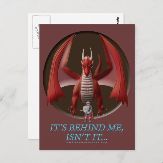 Het ligt achter mij briefkaart (Voorkant / Achterkant)