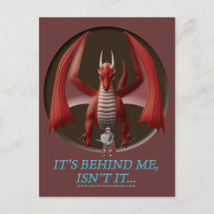 Het ligt achter mij briefkaart