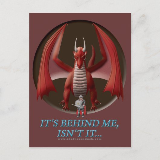 Het ligt achter mij briefkaart (Voorkant)