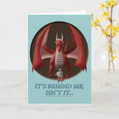 Het ligt achter mij kaart (Gele Bloem)