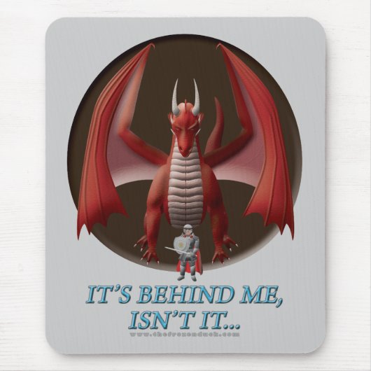 Het ligt achter mij muismat (Voorkant)