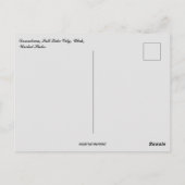 Het ligt in Salt Lake City Briefkaart (Achterkant)