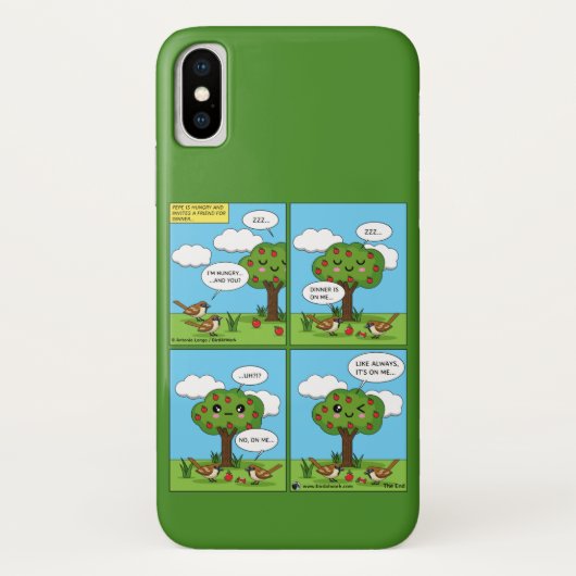 Het ligt op mij... Comic Case-Mate iPhone Case (Achterkant)