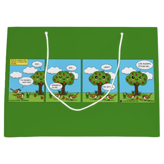 Het ligt op mij... Comic Groot Cadeauzakje (Voorkant)