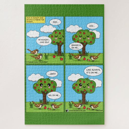 Het ligt op mij... Comic Legpuzzel (Verticaal)