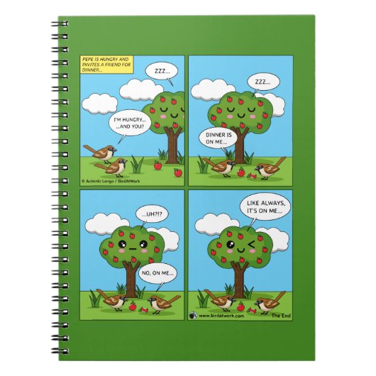 Het ligt op mij... Comic Notitieboek (Voorkant)