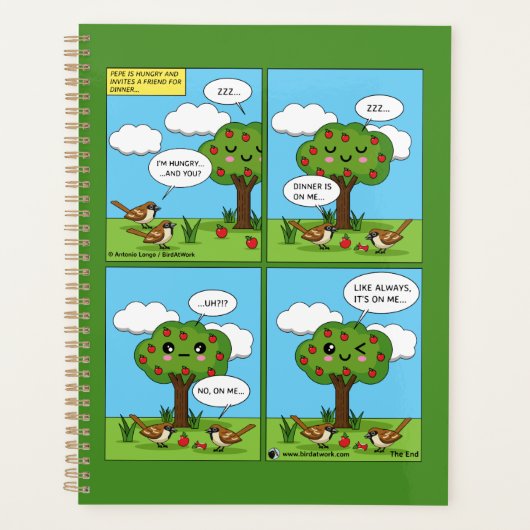 Het ligt op mij... Comic Planner (Voorkant)