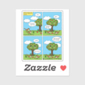 Het ligt op mij... Comic Sticker (Vel)