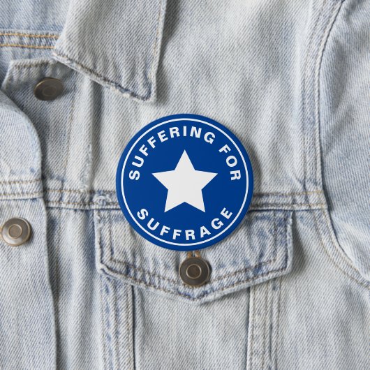 Het lijden van de Suffrage Officiële Race Gear Swa Ronde Button 7,6 Cm (In situ)