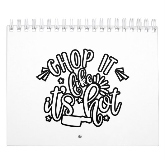 Het lijkt alsof het heet grappige koken is kalender (Hoes)