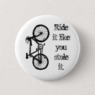 Het lijkt alsof je het tegenhoudt ronde button 5,7 cm