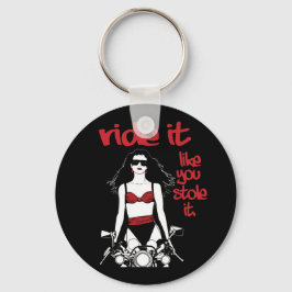 Het lijkt alsof je het tegenhoudt sleutelhanger