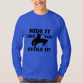 Het lijkt alsof je het tegenhoudt. t-shirt