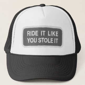 Het lijkt alsof je het tegenhoudt trucker pet