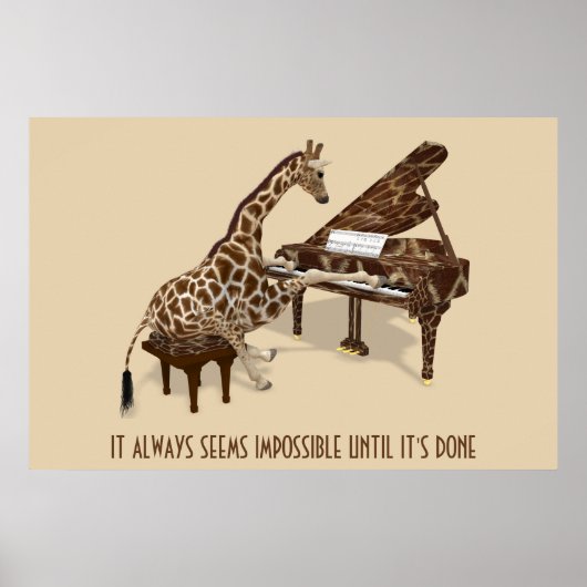 Het lijkt altijd onmogelijk tot het is gedaan poster (Voorkant)