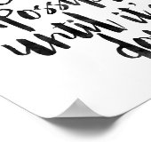 Het lijkt altijd onmogelijk tot het is gedaan poster (Hoek)