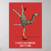 Het lijkt altijd onmogelijk tot het Slogan heeft g Poster (Voorkant)