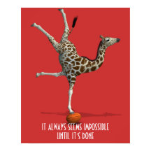 Het lijkt altijd onmogelijk tot het Slogan heeft g