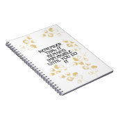 Het lijkt altijd onmogelijk, totdat je het doet .m notitieboek (Rechterzijde)