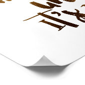 het lijkt altijd onmogelijk zolang het niet gedaan poster (Hoek)