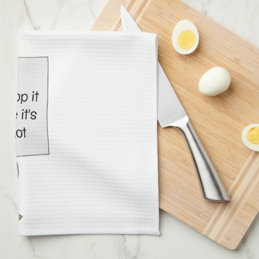 Het lijkt erop dat het heet keukenhanddoek is (Quarter Fold)