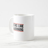 Het lijkt erop dat ik werk koffiemok (Voorkant links)