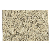 Het lijkt op een wand met een textuur in beige tin kussensloop (Achterkant-Rechts)