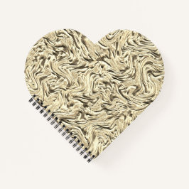 Het lijkt op een wand met een textuur in beige tin notitieboek