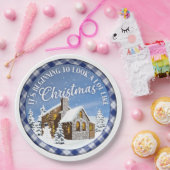 Het lijkt veel op kerstpapieren Borden Papieren Bordje (Feest)