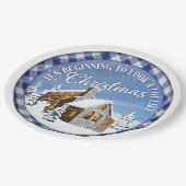 Het lijkt veel op kerstpapieren Borden Papieren Bordje (Gekanteld)