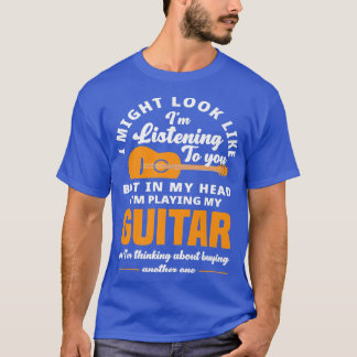 Het lijkt wel alsof ik gitaarspeler Guitari luiste T-shirt
