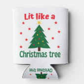 Het lijkt wel een kerstkerstkerstboom. blikjeskoeler (Achterkant)