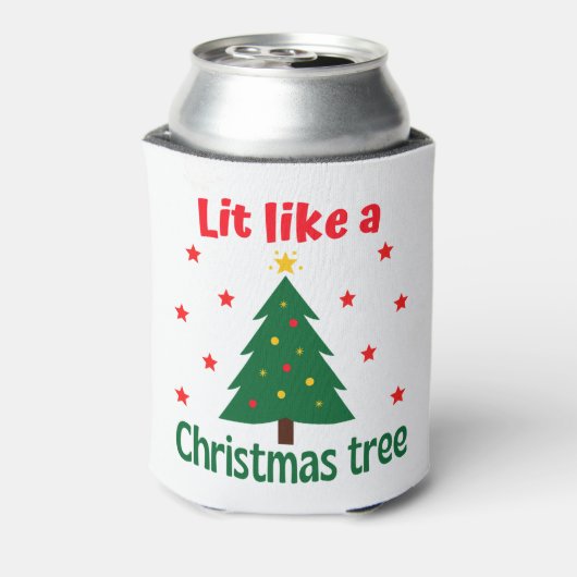 Het lijkt wel een kerstkerstkerstboom. blikjeskoeler (Blikje Achterkant)