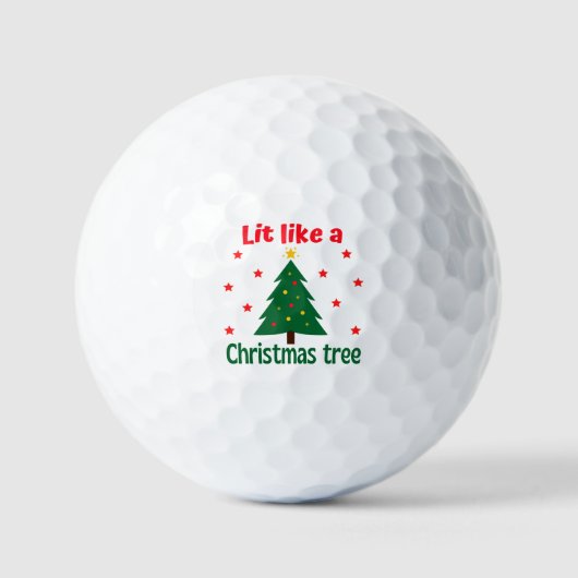 Het lijkt wel een kerstkerstkerstboom. golfballen (Voorkant)