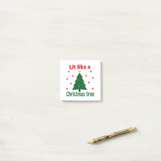 Het lijkt wel een kerstkerstkerstboom. post-it® notes (Op bureau)