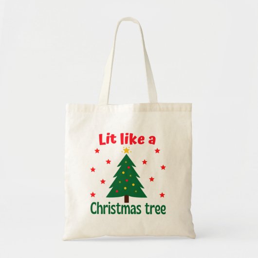 Het lijkt wel een kerstkerstkerstboom. tote bag (Voorkant)