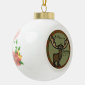 Het lijkt wel Kerstmis. Keramische Bal Ornament (Links)