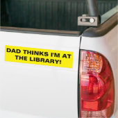 Het lijkt wel of je de bibliotheek vergeten bent! bumpersticker (Op Truck)
