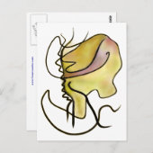 Het lijnmonster briefkaart (Voorkant / Achterkant)