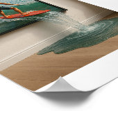 Het Lijst doorbreken – Surfen uit de realiteit Poster (Hoek)