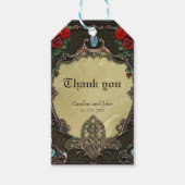 Het lijst heeft een weelderig design cadeaulabel (Voorkant)