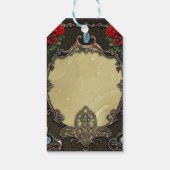 Het lijst heeft een weelderig design cadeaulabel (Achterkant)