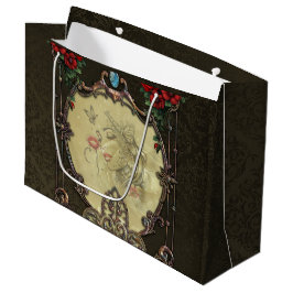 Het lijst heeft een weelderig design groot cadeauzakje