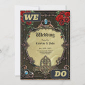 Het lijst heeft een weelderig design kaart (Voorkant)